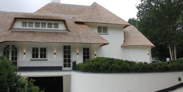 Zijaanzicht woning